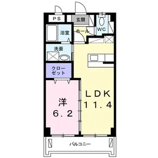 ラ ミア カーサ【2階】の間取り