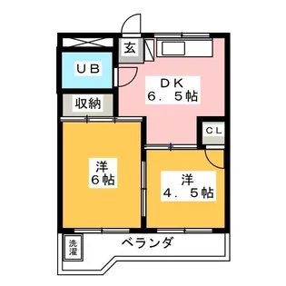 セントール原【5階】の間取り