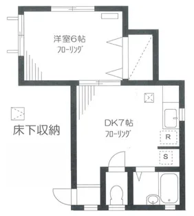 プチメゾンSHIRAKABA【1階】の間取り