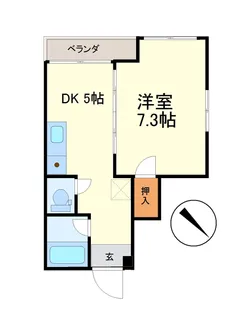 上本組ビル【4階】の間取り