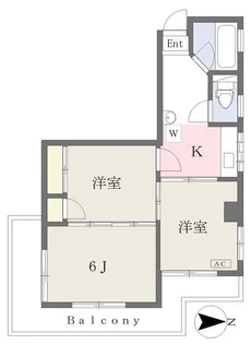 JSK上杉ビル【5階】の間取り
