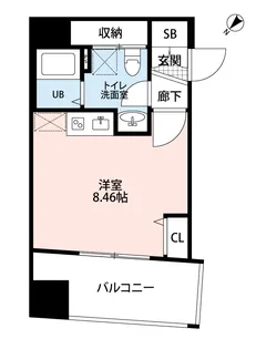 サヴォイザフォースフォー【6階】の間取り