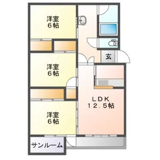ベターアール沼館【2階】の間取り