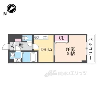 ロイヤルガーデン弐番館【5階】の間取り
