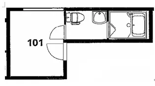 A-テラス三河島【1階】の間取り