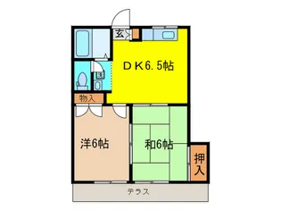 HILLS 3【1階】の間取り