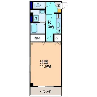 ドリーム幸【2階】の間取り