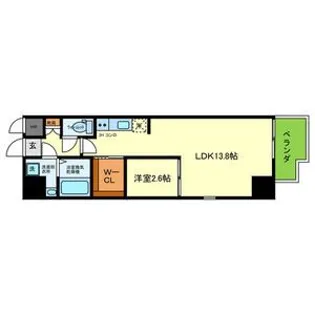 ONLYONE池田新町【7階】の間取り