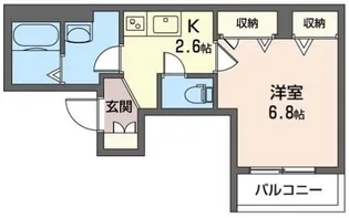 Lana恵比寿【2階】の間取り