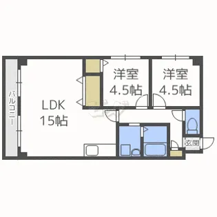 グランマドレ【2階】の間取り