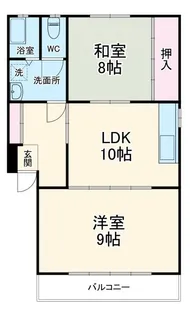 ウエステージI【2階】の間取り
