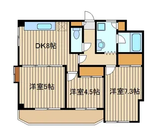 メゾンS【2階】の間取り