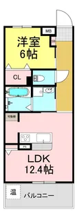 STORYマンション新神田【2階】の間取り