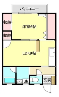 ハイツ藤塚【2階】の間取り