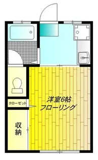 第1永山コーポ【1階】の間取り