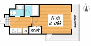 メゾン・ド・ヴィレ市ヶ谷【7階】の間取り