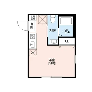 ラフィーネ西谷B【3階】の間取り