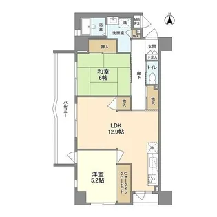 ソシエ北大塚【8階】の間取り