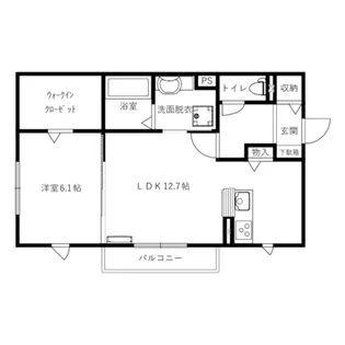 フユシス類家B【2階】の間取り