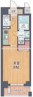 エイペックス新大阪【7階】の間取り