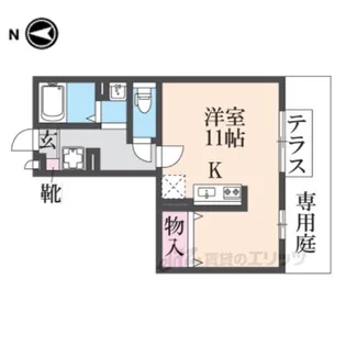 ピュアライフA棟【1階】の間取り