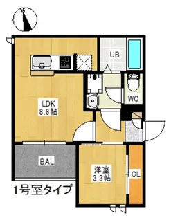 REGALEST 祇園【3階】の間取り