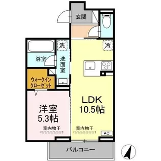 TORISIA本宮 A棟【3階】の間取り