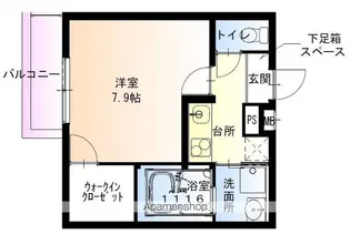 フジパレス堺諏訪森ノース【1階】の間取り