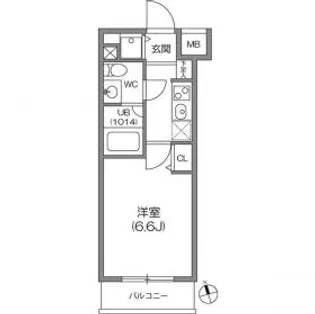 ガーラプレイス八幡山壱番館【2階】の間取り