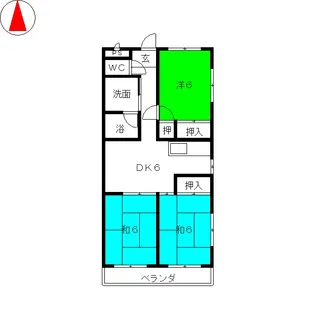 相互ビル【3階】の間取り