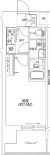 Louis Residence 天王寺町北【8階】の間取り