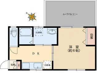 出村ハウス【3階】の間取り