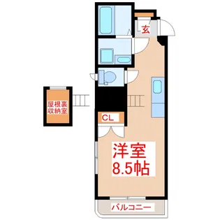 キャンパスコア【5階】の間取り