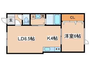 リレイションII【1階】の間取り