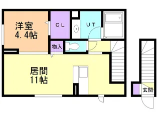 メープルシャトレ【2階】の間取り