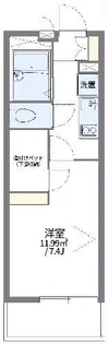 レオパレスComo小山【3階】の間取り