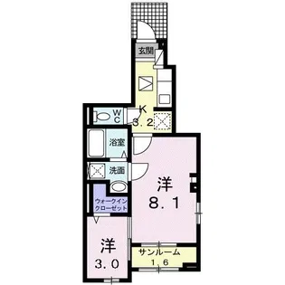 メゾン宙夢(ソラム)I【3階】の間取り