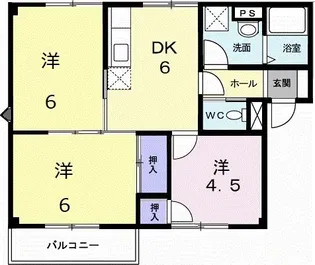 プラドール内藤B【1階】の間取り