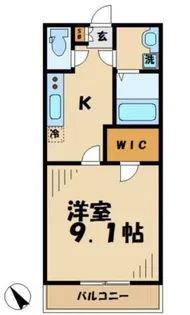 ルクレーゼ五月台【2階】の間取り