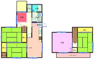 三重県鈴鹿市長太新町3【一戸建】の間取り