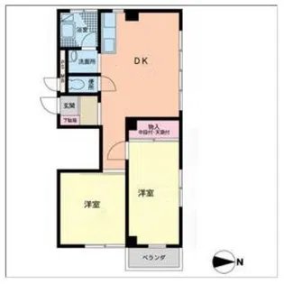 メゾンホクソー【5階】の間取り