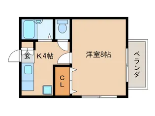 上杉イレブンII【3階】の間取り