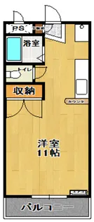 サンヒルズマンション【2階】の間取り