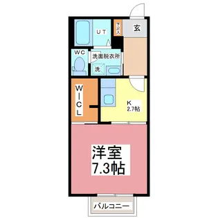 クレメント高砂【2階】の間取り