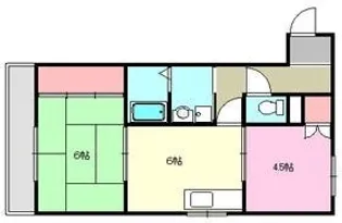 栄幸マンション【2階】の間取り