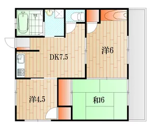 山口県下関市川中豊町7【アパート】の間取り