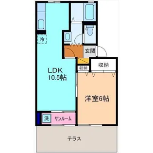 2Kの間取り画像