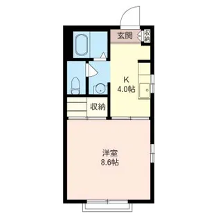 スクエアパーク【2階】の間取り