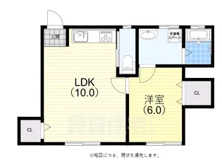 GRAN一ノ谷【1階】の間取り