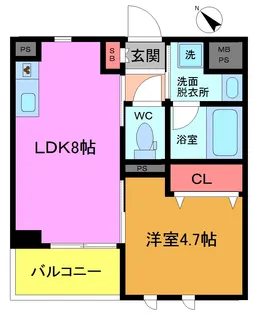 Vertu Domicile【3階】の間取り